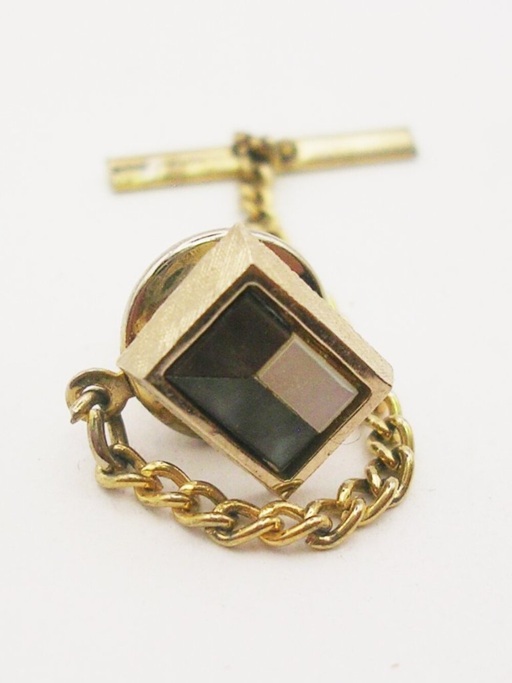 Vintage Tie Tack Mother of Pearl classic Men Formal Wear Accessory